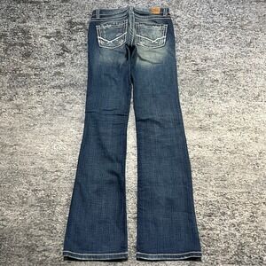 BKE Lexi Jeans Womens 26x31 Boot Cut Low Rise Stretch Western Grunge Y2K